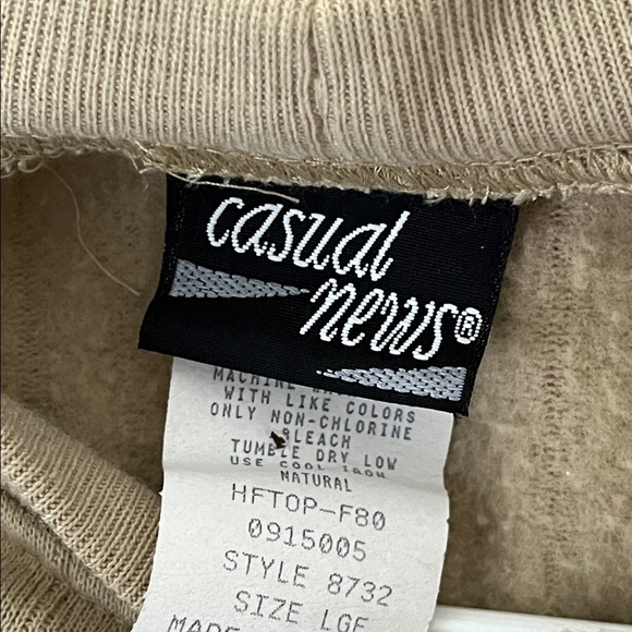 Beige Long Sleeve Sweater - Picture 4 of 4